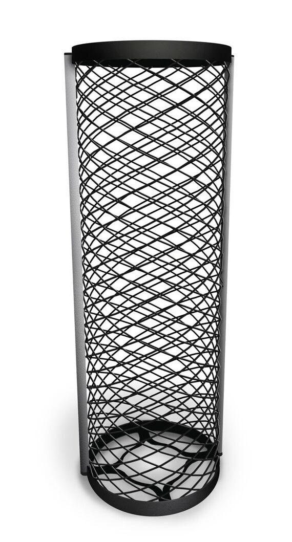 Каменка натрубная Черная жемчужина ф115/120, антрацит, L 780.